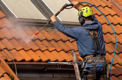 Démoussage et hydrofuge de toiture au Vauroux