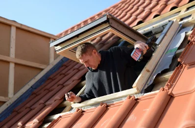 Pose de fenêtres de toit Velux au Vauroux